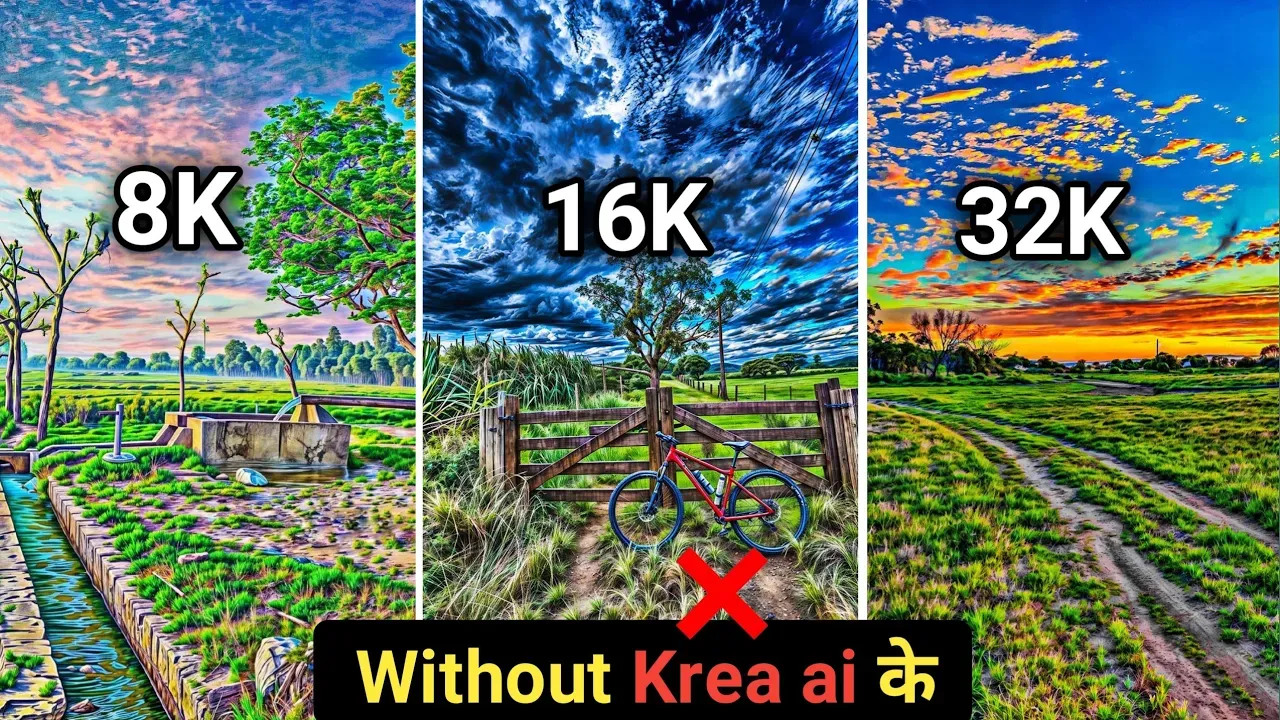 Without krea ai ke photo enhance kaise kare || 16k quality photo editing || hdr photo editing ||